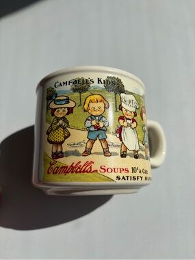 Campbell's Soup Mug Campbell Kids 1994 by West Wood Replica of 1910 Postcard